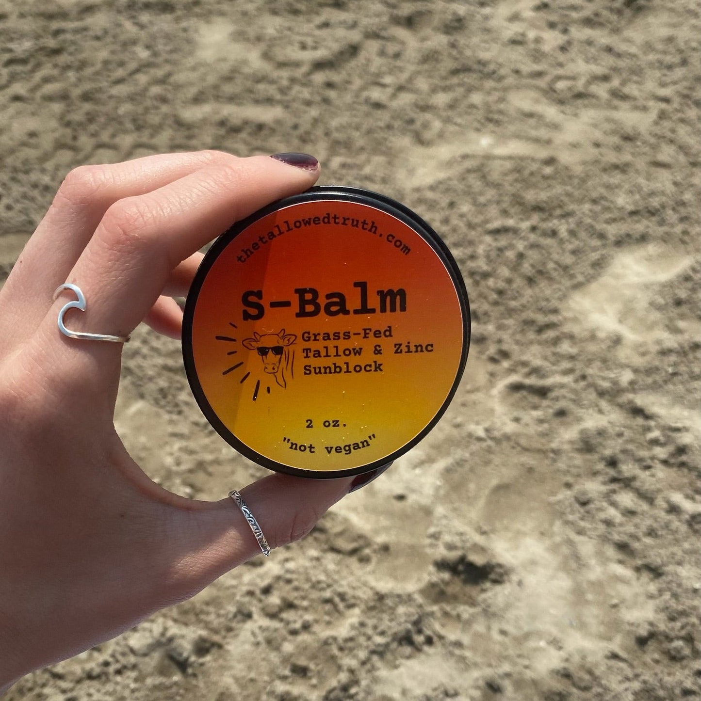 S-Balm - Tallow and Zinc Sun Lotion - 2 oz.