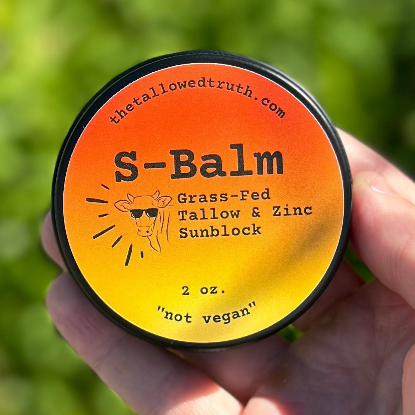 S-Balm - Tallow and Zinc Sun Lotion - 2 oz.