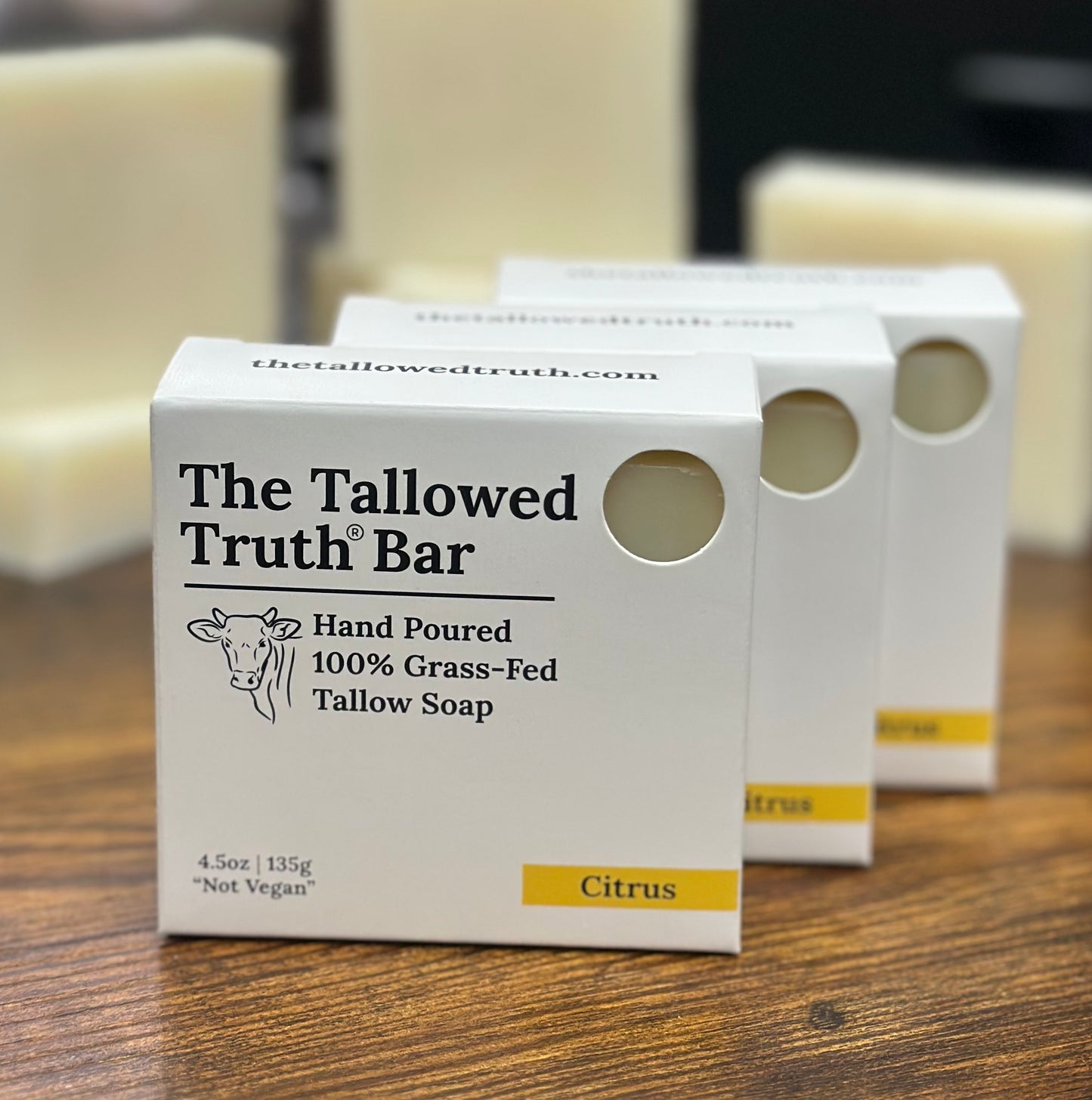 The Tallowed Truth Bar - Tallow Soap 3 Pack