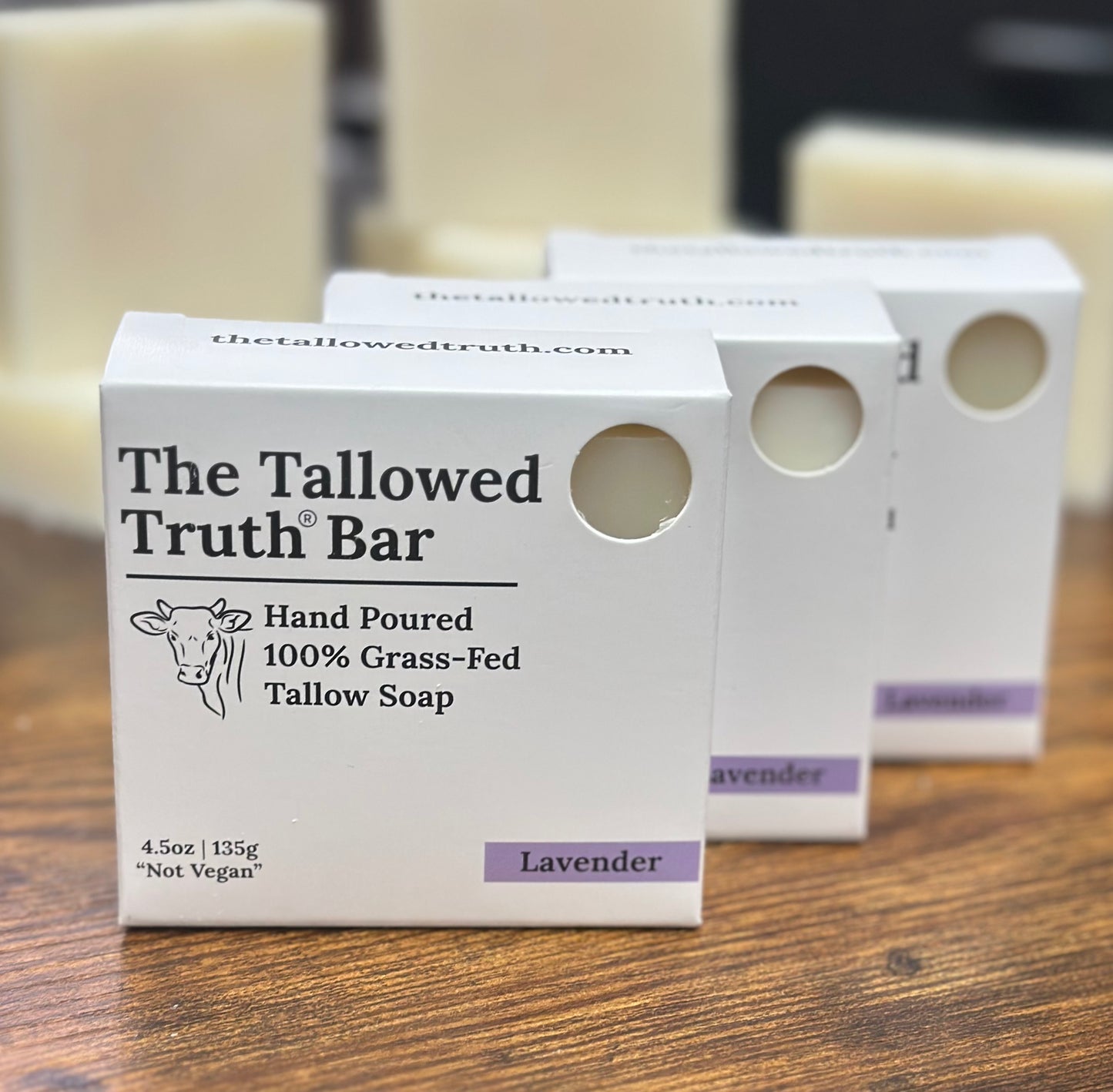 The Tallowed Truth Bar - Tallow Soap 3 Pack