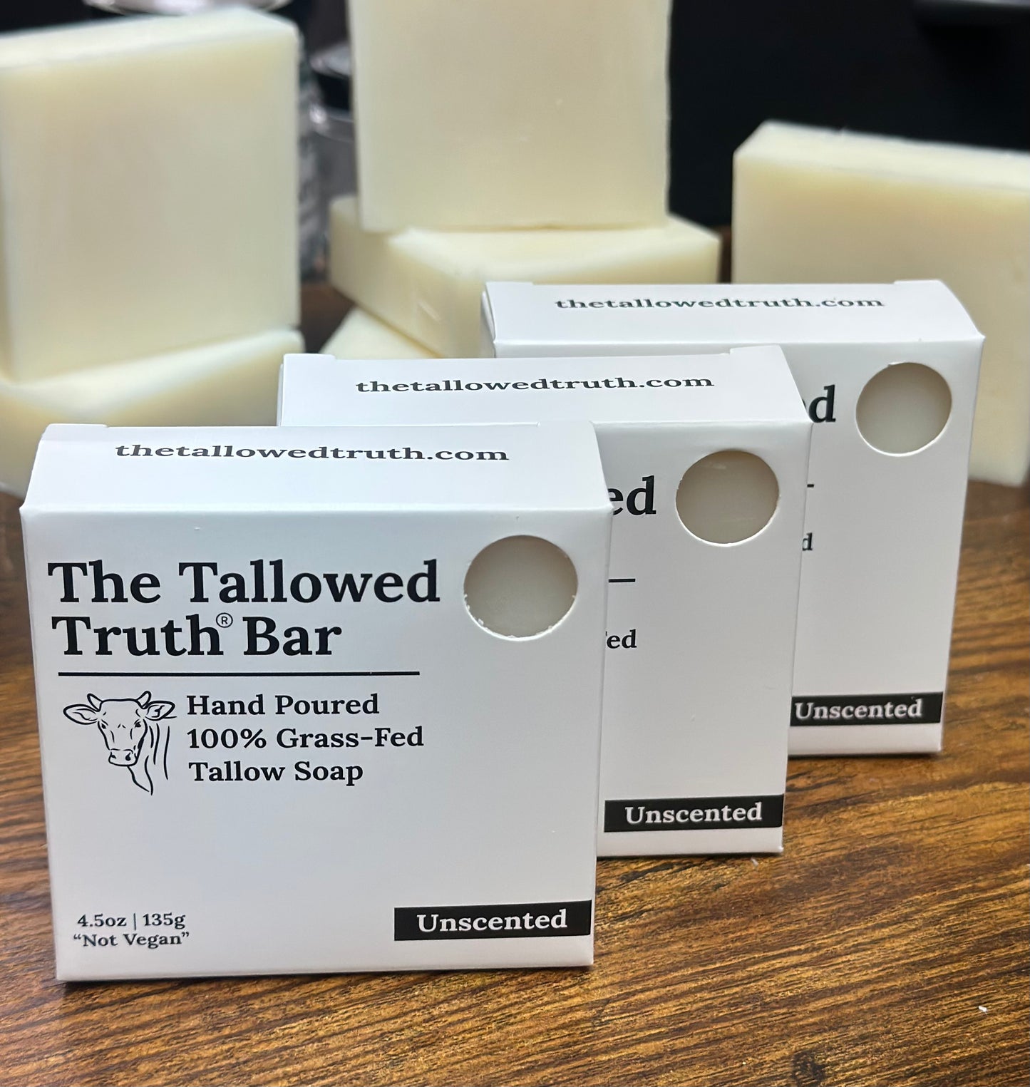 The Tallowed Truth Bar - Tallow Soap 3 Pack