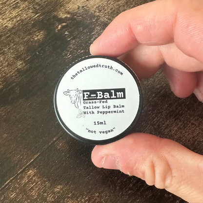 F-Balm "free speech"  Premium Tallow Peppermint Lip Balm - 3 Pack