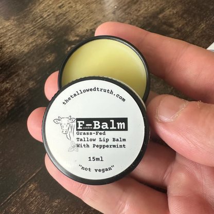 F-Balm "free speech"  Premium Tallow Peppermint Lip Balm - 3 Pack