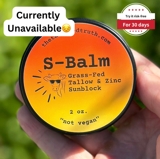 S-Balm - Tallow and Zinc Sun Lotion
